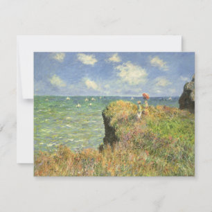 Klippenweg in Pourville von Claude Monet