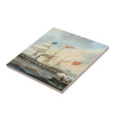 Klipper-Schiff Marshall 1847 Fliese (Seite)