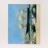 Klipper-Schiff Red Jacket 1854 Puzzle (Vertikal)