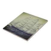 Klippersegelschiff Young America 1853 Fliese (Seite)