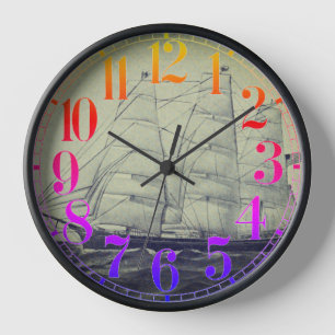 Klippersegler Young America 1853 Uhr