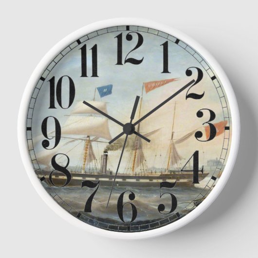 Klippershiff Marshall 1847 Uhr (Vorderseite)