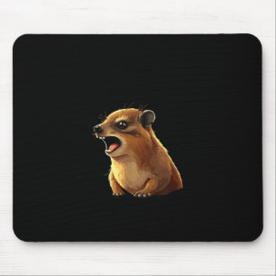 Klippschliefer Awawa Ew Leute Lustig Waldmurmeltie Mousepad