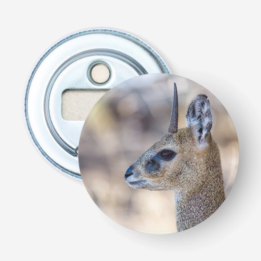 Klipspringer Portrait Flaschenöffner (Vorderseite)