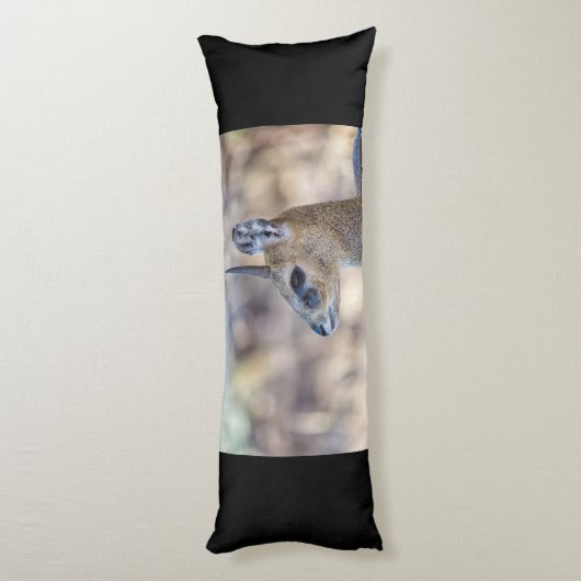 Klipspringer-Portrait Seitenschläferkissen (Rückseite (Vertikal))
