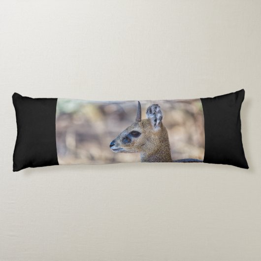 Klipspringer-Portrait Seitenschläferkissen (Rückseite)