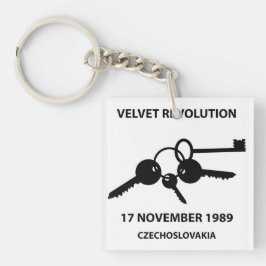 Klirrende Schlüssel - Symbol der samtenen Revoluti Schlüsselanhänger