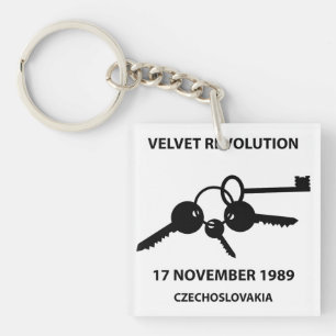 Klirrende Schlüssel - Symbol der samtenen Revoluti Schlüsselanhänger
