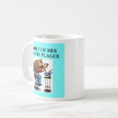 KLISCHEE-Witz für Verfasser und Autoren, KLISCHEE Kaffeetasse (Vorderseite Links)