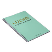 Klischees Journal Notizblock (Rechte Seite)