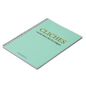 Klischees Journal Notizblock (Linke Seite)