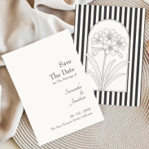 Klivia Elegante Blume Botanisch Save the Date