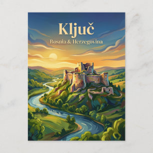 Ključ Festung Bosnien und Herzegowina Postkarte