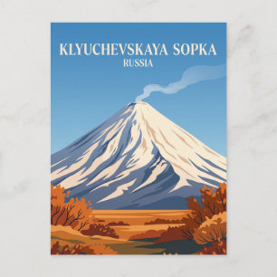 Kljutschewskaja Sopka Russland Postkarte