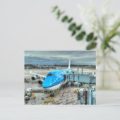 KLM 747 POSTKARTE (Stehend Vorderseite)