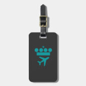 KLM Airlines Merchandise Essential T - Shirt Gepäckanhänger (Vorderseite vertikal)