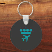 KLM Airlines Merchandise Essential T - Shirt Schlüsselanhänger (Vorderseite)