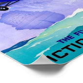 KLM Flying Dutchman Vintage Reisewerbung itte Poster (Ecke)