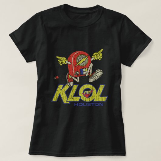 KLOL FM Houston 1970 T - Shirt (Design vorne)