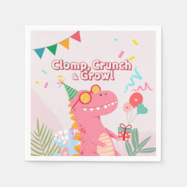 Klomp, Crunch & Growl! Dinosaur-Party Serviette