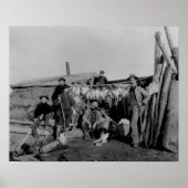 Klondike Männer nach der Jagd auf ptarmigan in Nom Poster (Vorne)