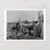 Klondike Männer nach der Jagd auf ptarmigan in Nom Postkarte (Vorderseite)