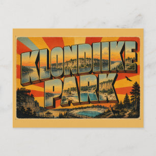 Klondike Park Missouri Steinbruchsee Flussklippen Postkarte