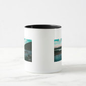 Klondyke River, Alaska Hängebrücke Tasse (Zentrum)