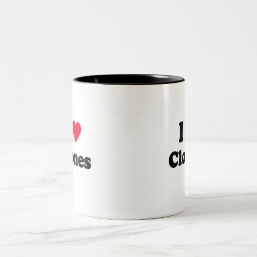 Klone der Liebe I Zweifarbige Tasse (Mittel)