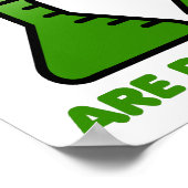 Klone sind Menschen zwei lustige Poster (Ecke)