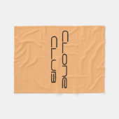 Klonen Sie Verein vom verwaisten schwarzen, Fleecedecke (Vorderseite (Horizontal))