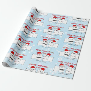 Klopapier-Verpackungspapier 'Einfach Mitmachen' Geschenkpapier