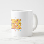 Klopf klopf Jumbo-Tasse (Vorderseite Rechts)