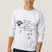 Klopf klopf sweatshirt (Vorderseite)