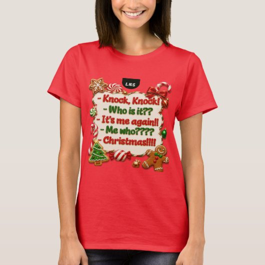 Klopf, Klopf! T-Shirt (Vorderseite)