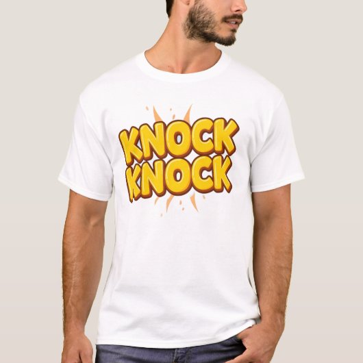 Klopf klopf T-Shirt (Vorderseite)