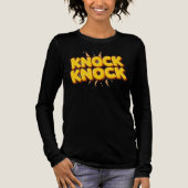 Klopf klopf Tri-Blend shirt (Vorderseite)
