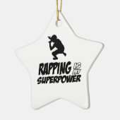 Klopfen auf angesagte Hopfenentwürfe Keramik Ornament (Links)