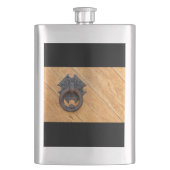 Klopfen Flachmann (Vorderseite)