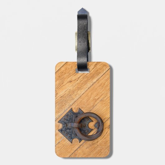 Klopfen Gepäckanhänger (Rückseite vertikal)