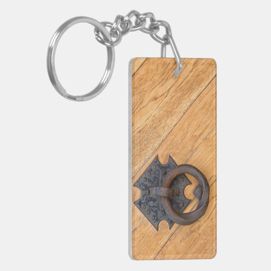 Klopfen Schlüsselanhänger (Vorderseite links)