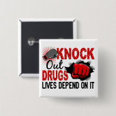 Klopfen Sie Drogen beimischt heraus die 2 Button (Vorne & Hinten)