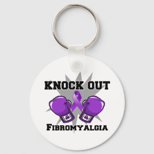 Klopfen Sie heraus Fibromyalgia Schlüsselanhänger