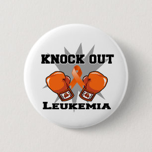 Klopfen Sie heraus Leukämie Button