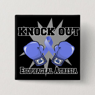 Klopfen Sie heraus Ösophagusatresie Button