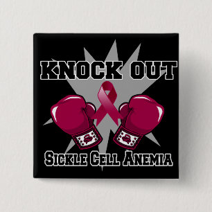 Klopfen Sie heraus Sichel-Zellen-Anämie Button