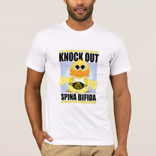 Klopfen Sie heraus Spina Bifida T-Shirt