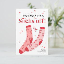 Klopfen Sie meine Socken aus dem Kinderstuhl Valen Einladung