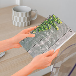 Klopfen und die Tür öffnet die Bibel Verse Notizblock