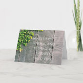 Klopfen und die Tür wird sich gut öffnen Karte (Vorderseite)